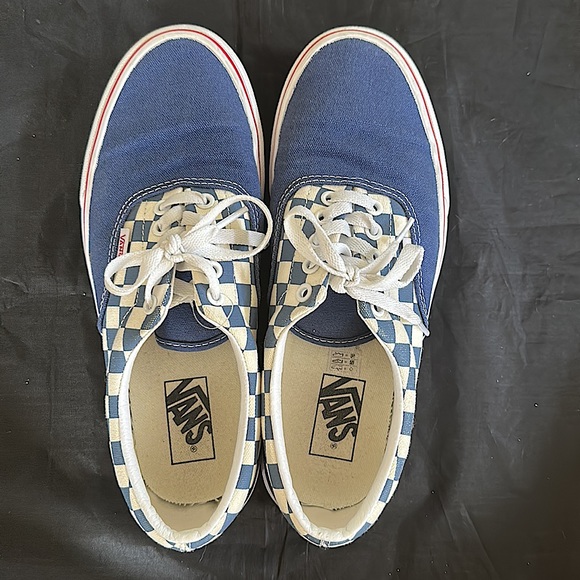 VANS Era BMX True Navy White Unisex US Men 8.5 US Women 10.0 Checkered Sneakers - Picture 3 of 16